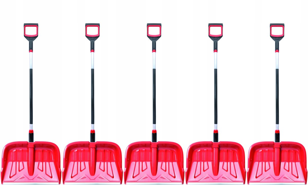 5x Ergonomische Sneeuwschop 55cm Profi Ergo - Stevig