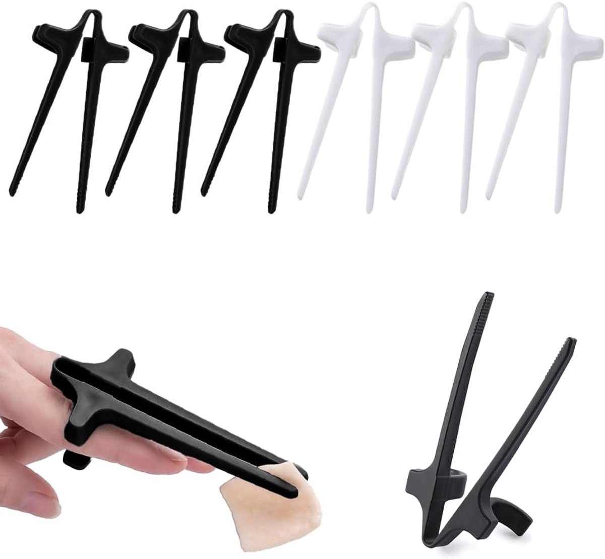 Sushi eetstokjes set van 6 - ergonomisch design - ideaal voor snacks - hygiënisch en praktisch - ShopVlot
