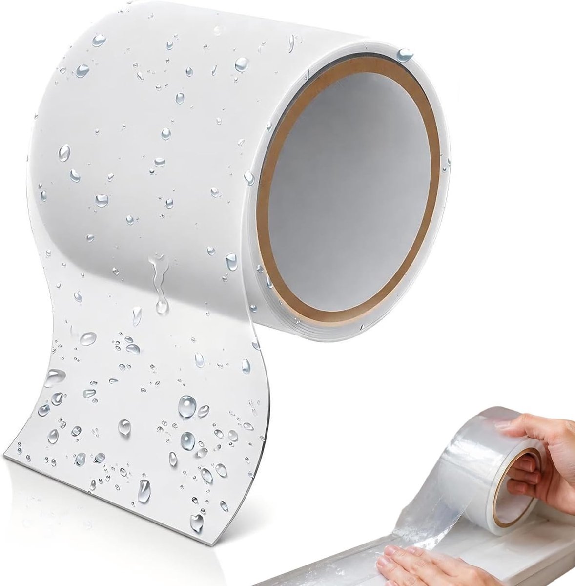 Reparatietape - Transparant - 5 cm x 10 m - Waterdicht en Zelfklevend - Voor Binnen en Buiten