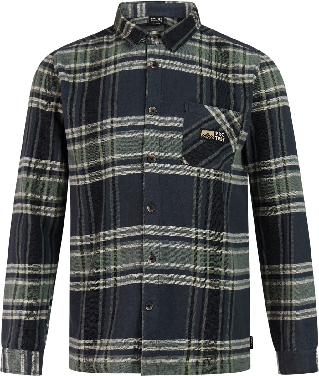 Protest PRTMaster - Shirt Heren - Overshirt - Outdoor - Knopen