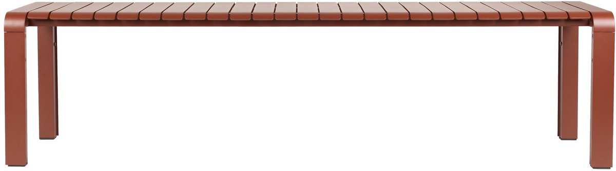 Zuiver Vondel Tuinbank 175x45 cm Rood