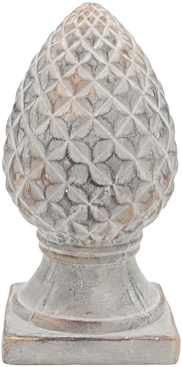 Clayre & Eef Decoratie Beeld Grijs Terracotta
