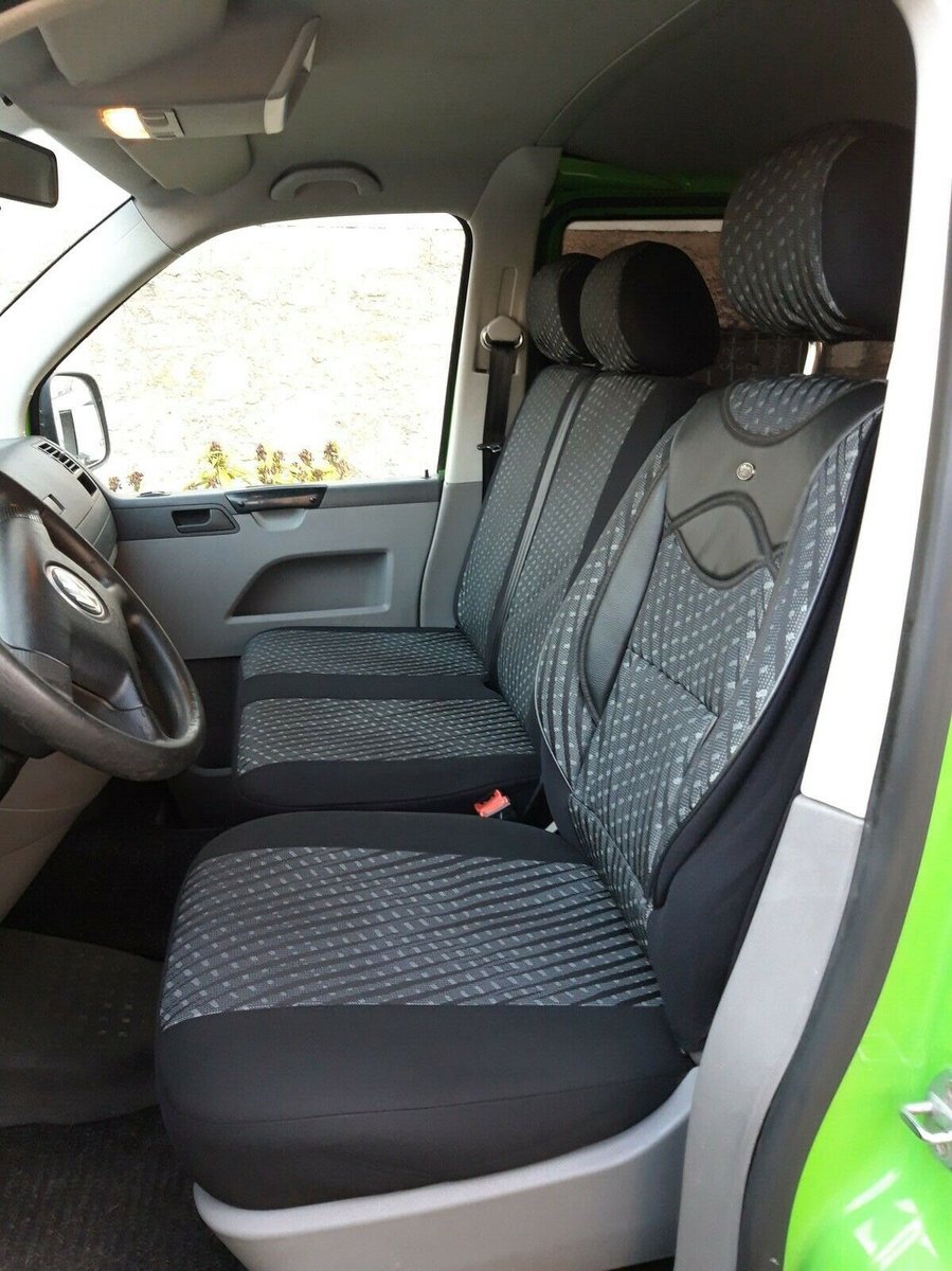 Stoelhoezen voor Opel Combo BJ 2011-18 incl. Dubbele Passagiersbank in