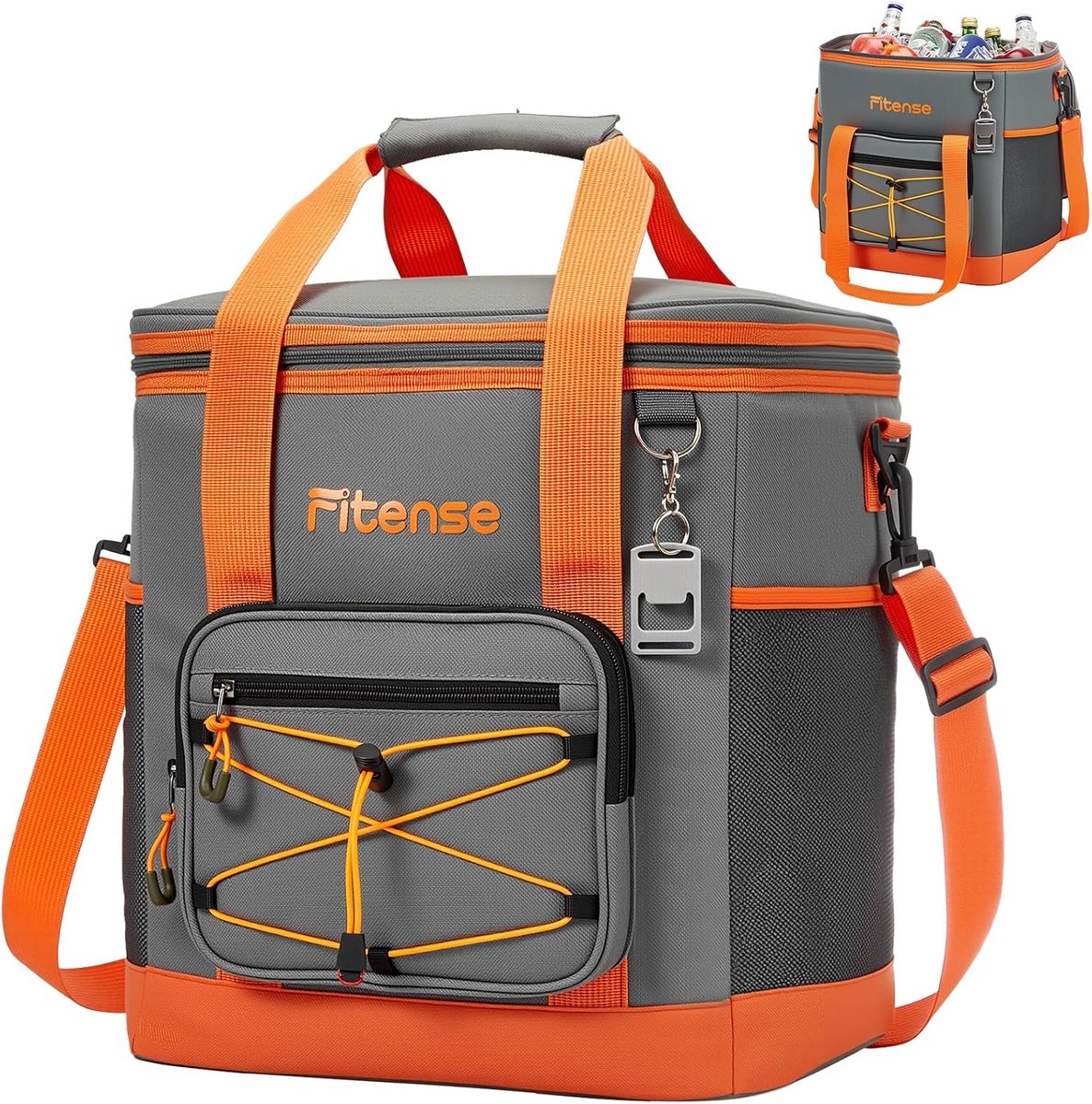 Koelbox 33L - Vouwbare koelrugzak - 4-laags lekvrij - Ideaal voor strand