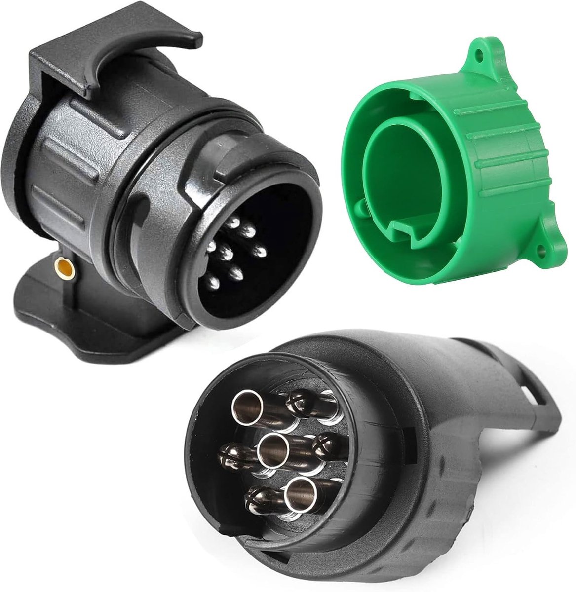 Aanhangeradapter 13-polig naar 7-polig - KIT - Waterdichte Adapter voor Caravans en Vrachtwagens