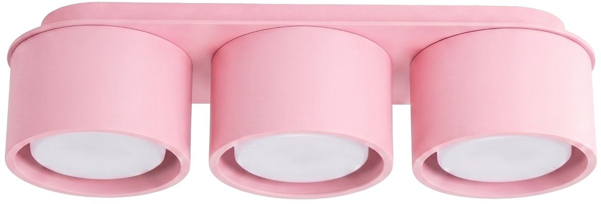 Sollux Lighting Plafondlamp MODO - Gx53 - roze - aluminium - 32.4x10.4x8.2cm