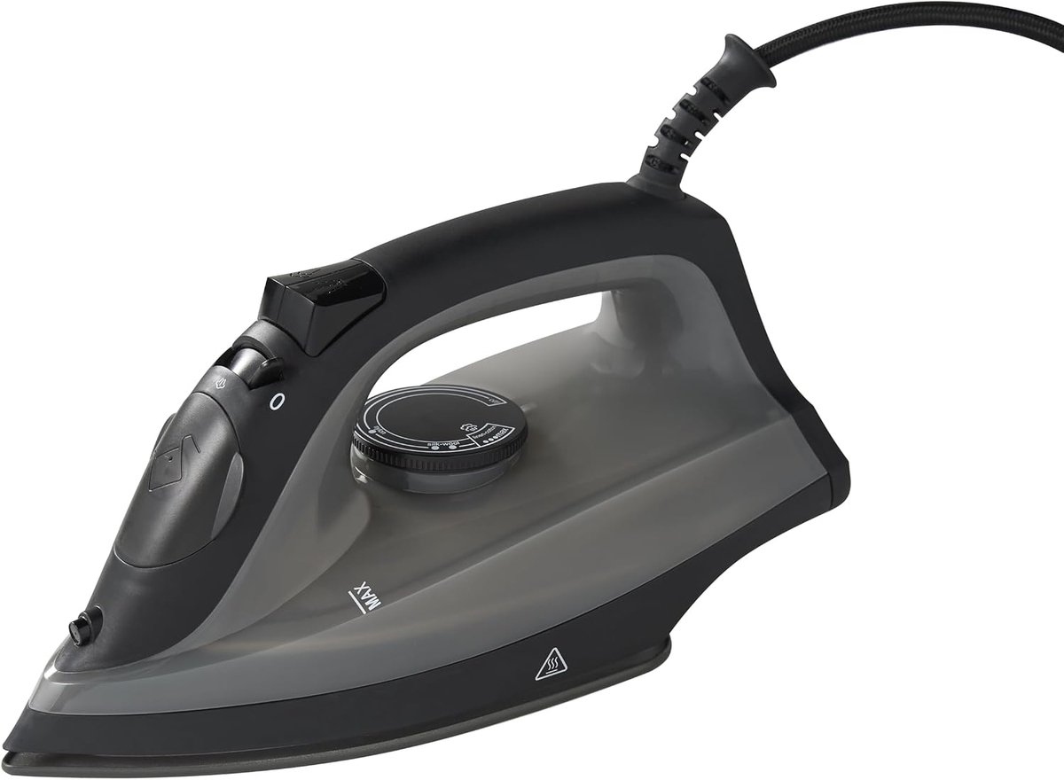 1600 W steam iron (Y-879) in black – EU plug - ShopVlot