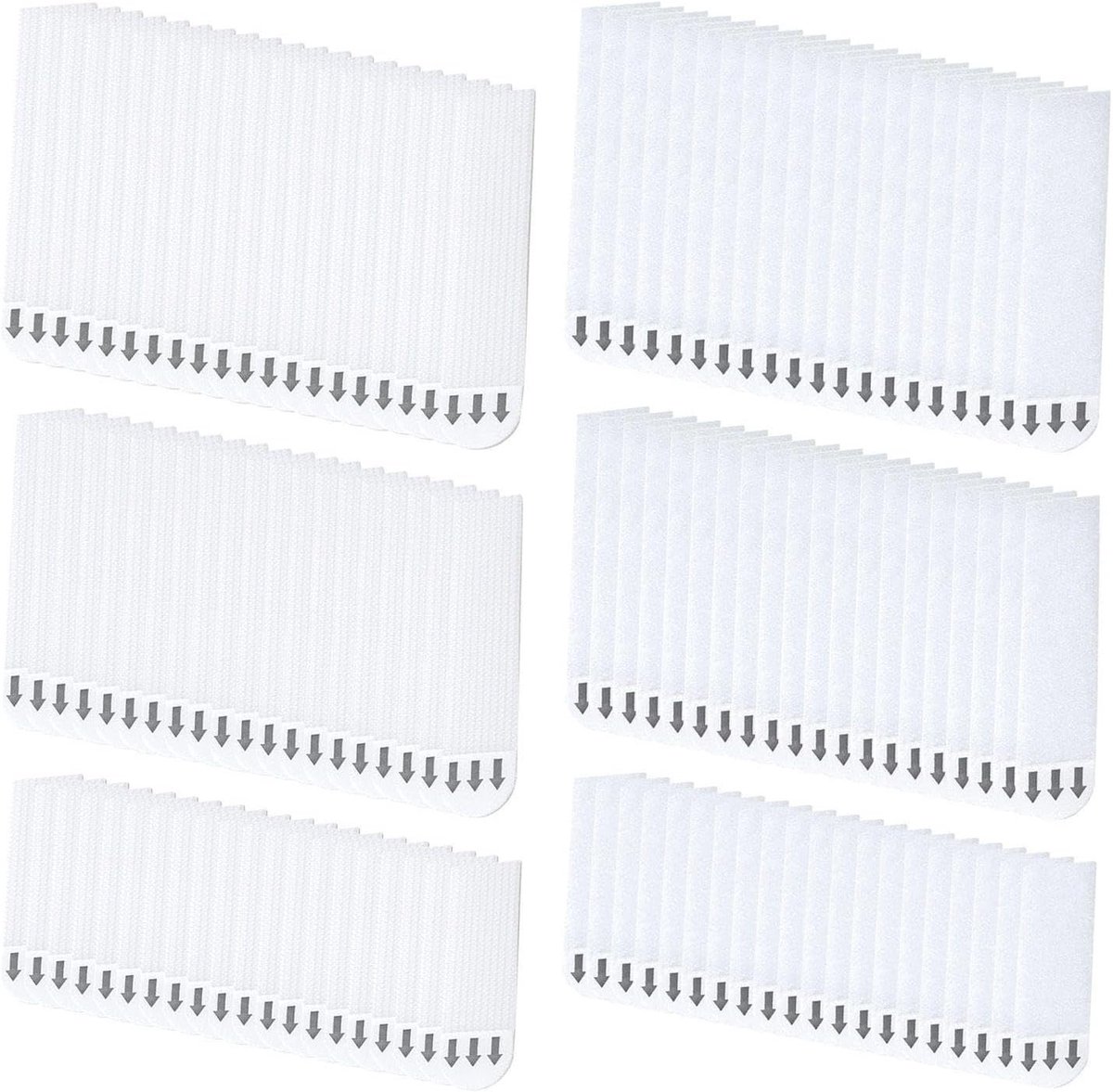 Dubbelzijdige Plakband - Wit - 1,6 x 7 cm - Sterke Hechting zonder Sporen - Voor Thuisdecoratie