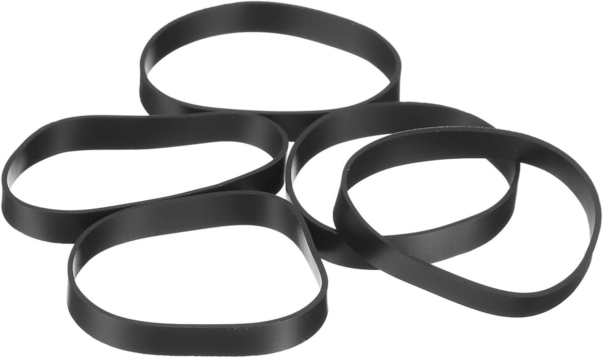 Elastische banden set van 50 - 30 x 5 mm siliconen ringen - sterk en niet-slip - ideaal voor kabelverpakking - ShopVlot