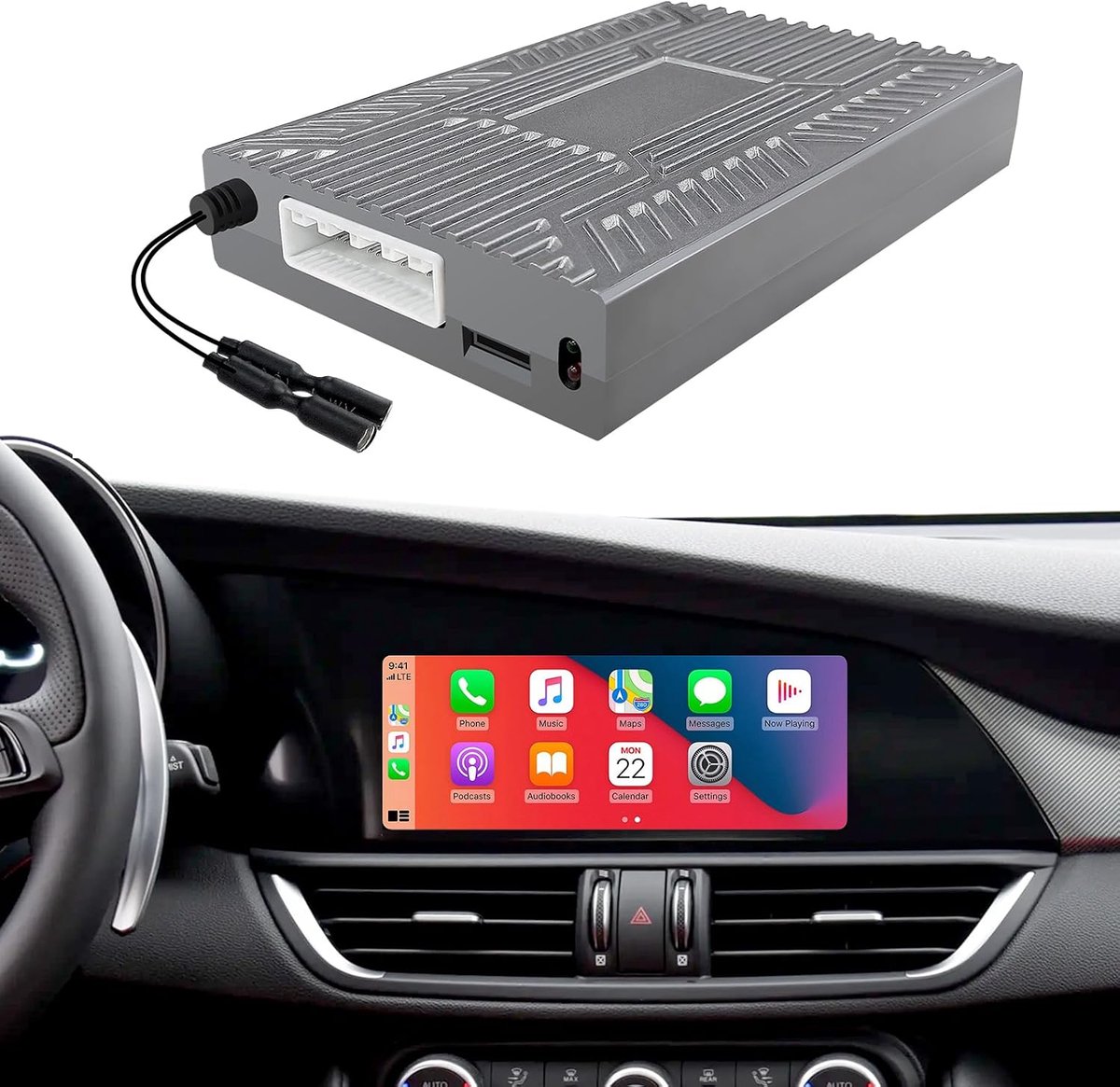 CarPlay en Android Auto retrofit kit - draadloze adapter - OEM plug & play - eenvoudig te installeren - ShopVlot