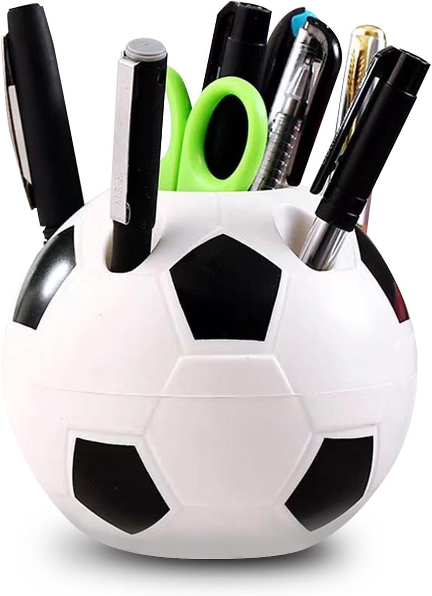 AWAVM U/K pennenhouders bureau multifunctionele creatieve voetbalstijl, kunststof materiaal van duurzaam en nuttig - ShopVlot