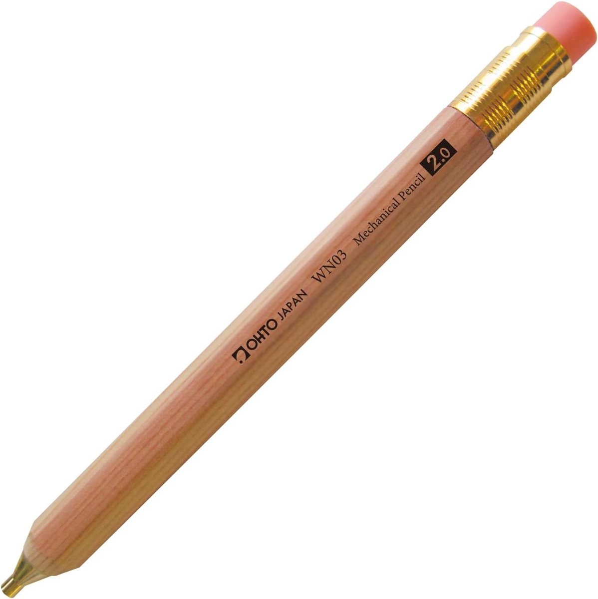 Vulpotlood - Natuurlijk - 2 mm - Elegant Hout - Voor Precisie Schrijven en Tekenen