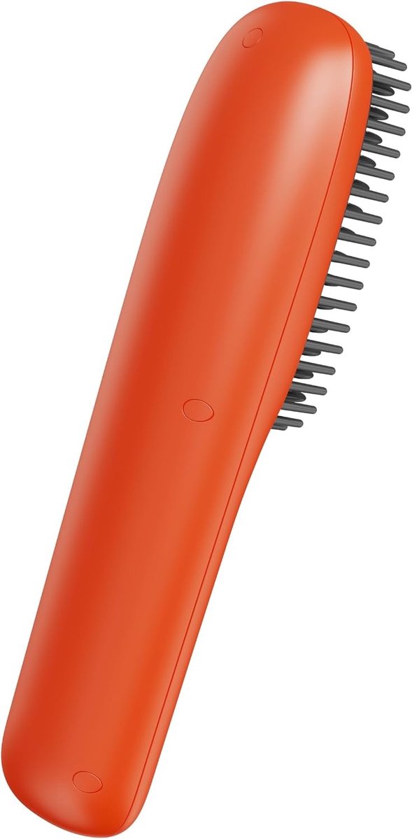 Draadloze Stijlborstel - Zwart - Draagbare 3-in-1 Stijlborstel met LCD-Display - Voor Lang en Kort Haar