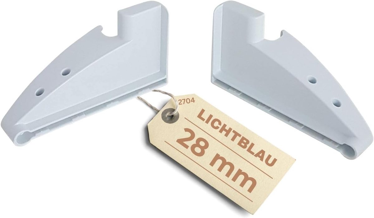 Flessenhouder koelkast - Transparant - 28 mm - Kunststof Zijpaneel Flessenrek - Vervanging voor Koelkastdeuren