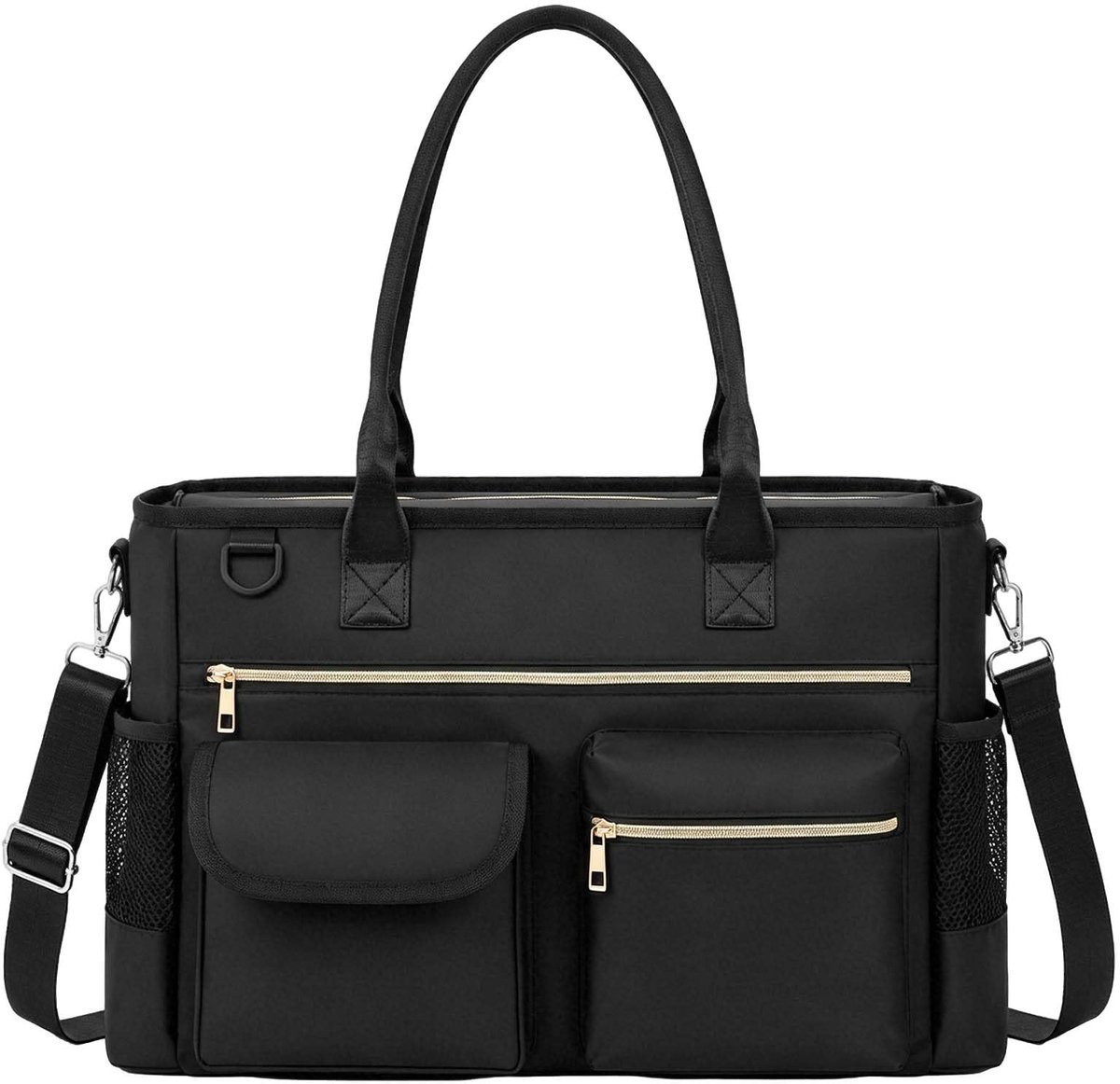 Vexnaro Leraarstas voor dames, laptoptas 16 inch met geïsoleerde tas, grote werktas met laptopvak en schouderriem voor - ShopVlot