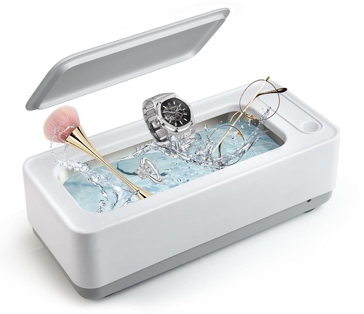 Ultrasone reiniger, ultrasone sieradenreiniger, ultrasone reinigingsmachine, professionele sonische draagbare - ShopVlot