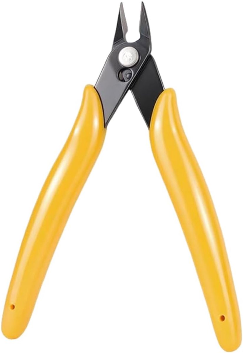 Diagonal cutter kleine zijknipper - gehard staal - met beschermkap - nauwkeurige kabelsnede - ShopVlot