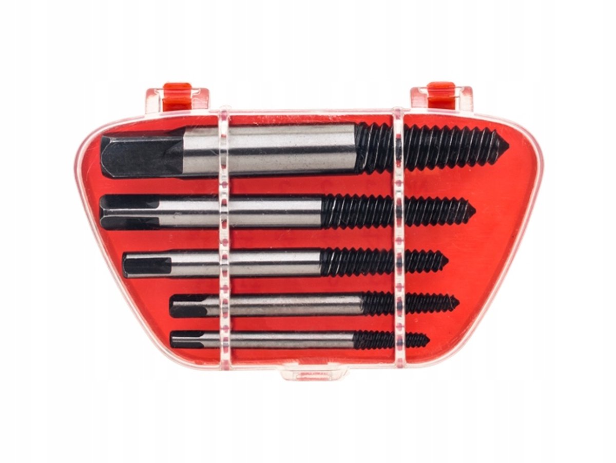 Set schroefverwijderaars voor gebroken schroeven M3-M19, 5 stuks