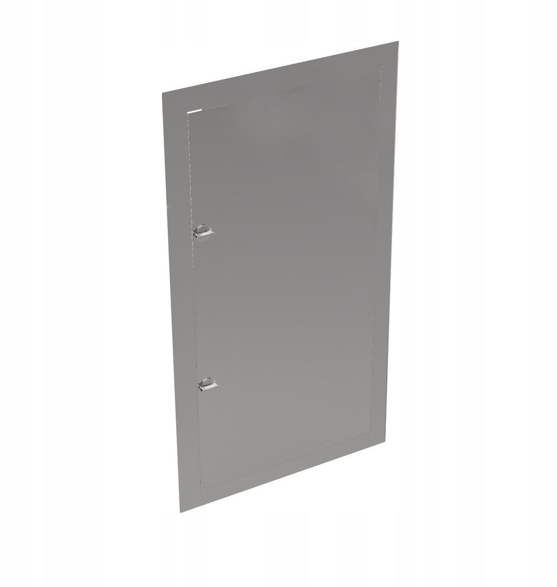 RVS Inspectie Luik 80x120cm - Keuze uit Knop of Sleutel