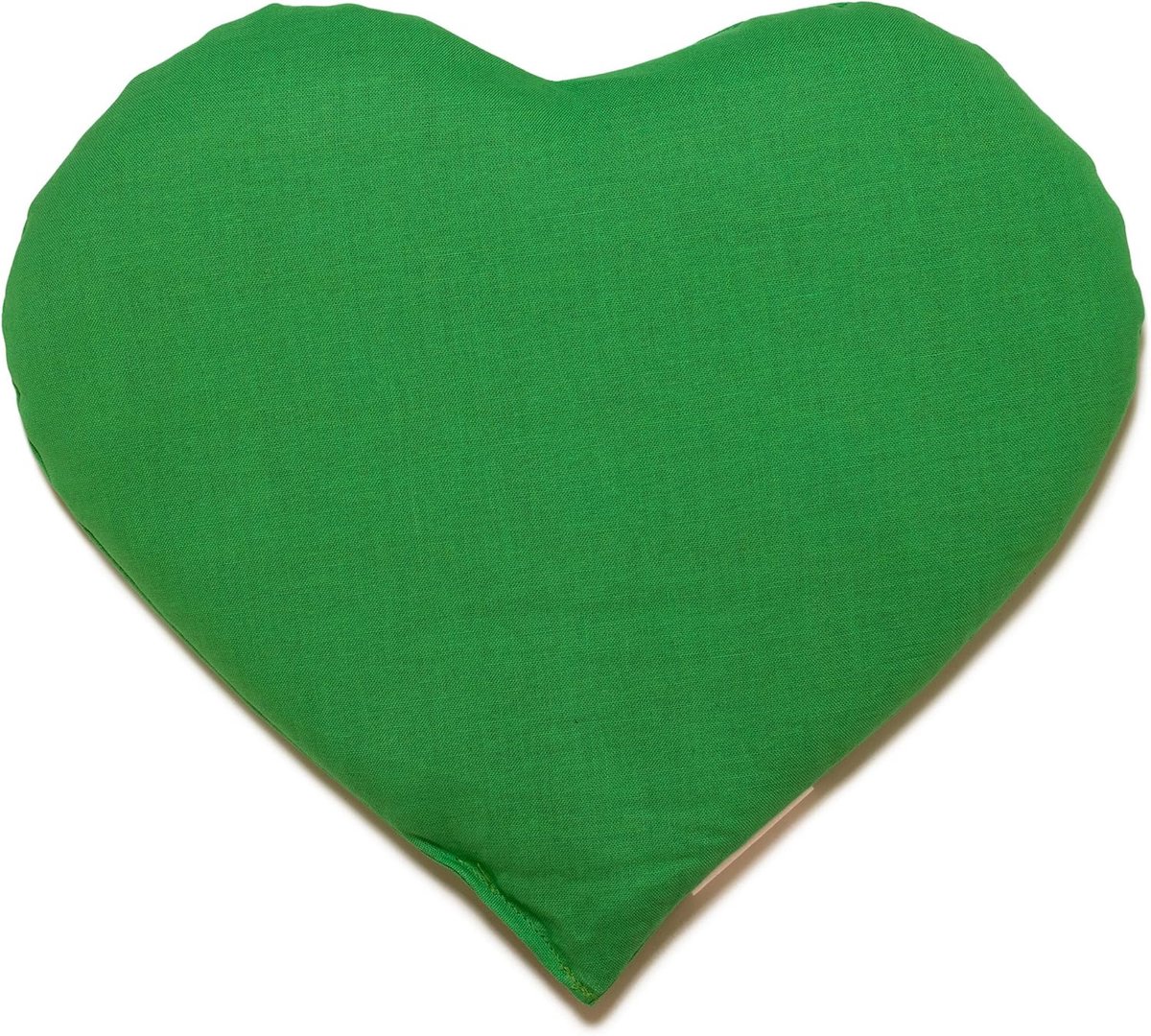 Korrelkussen hart - ca. 30 x 25 cm, kikkergroen - ShopVlot