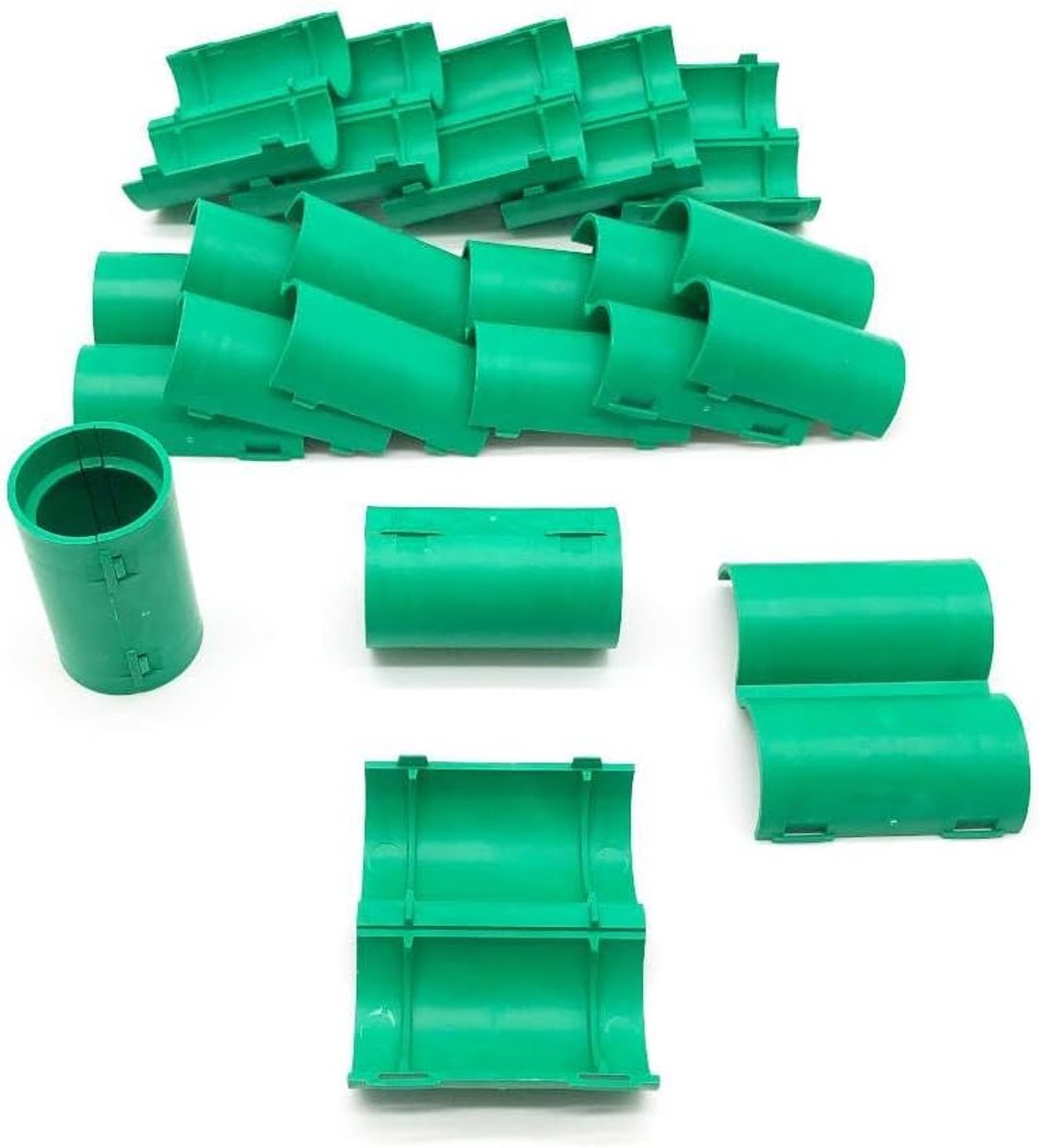 Verbindingsmoffen 25 mm x 50 mm - groen - 15 stuks - voor elektrische kabels - ShopVlot