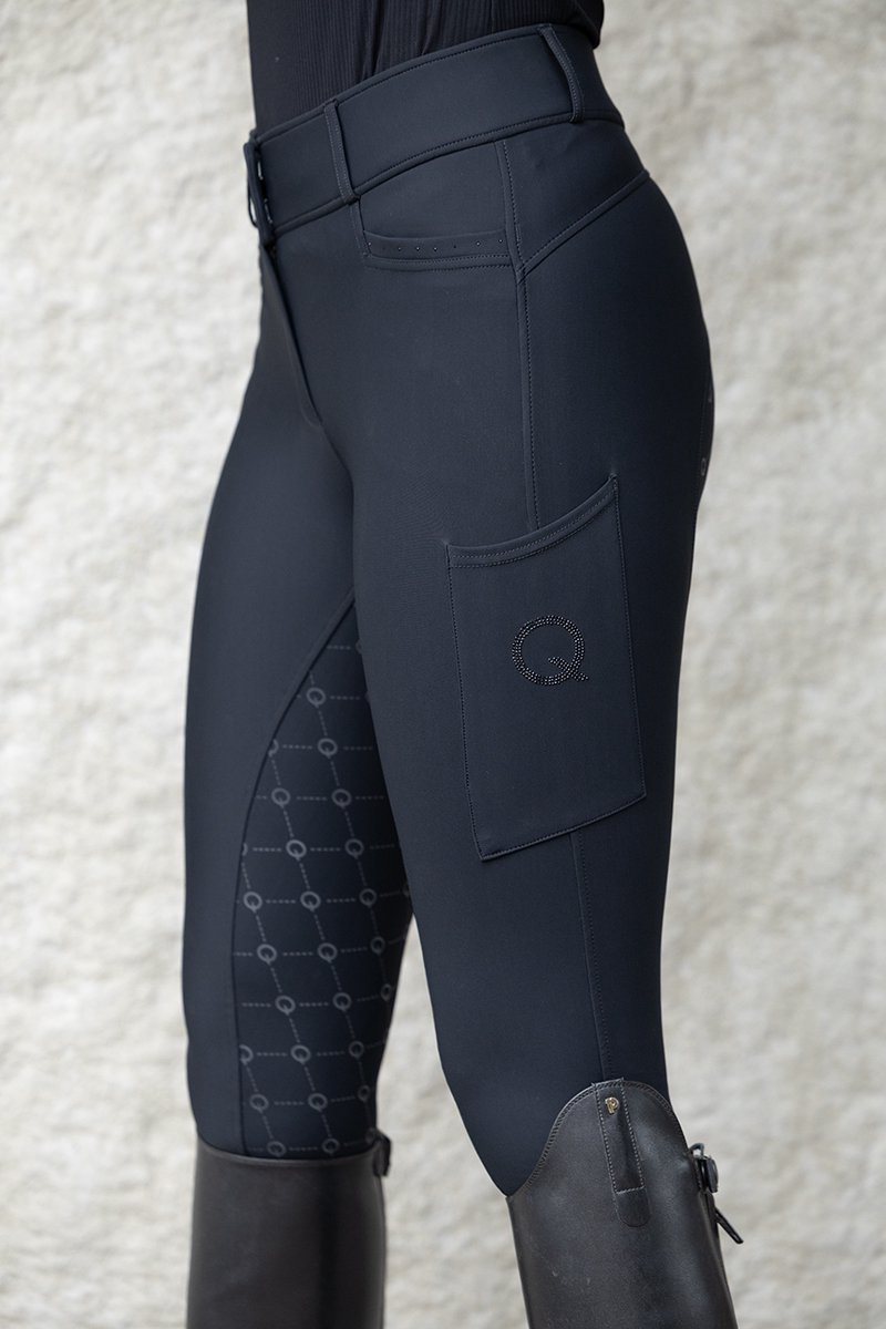 Quur Paardrijbroek Quur Qmabel Full Grip Zwart - 44