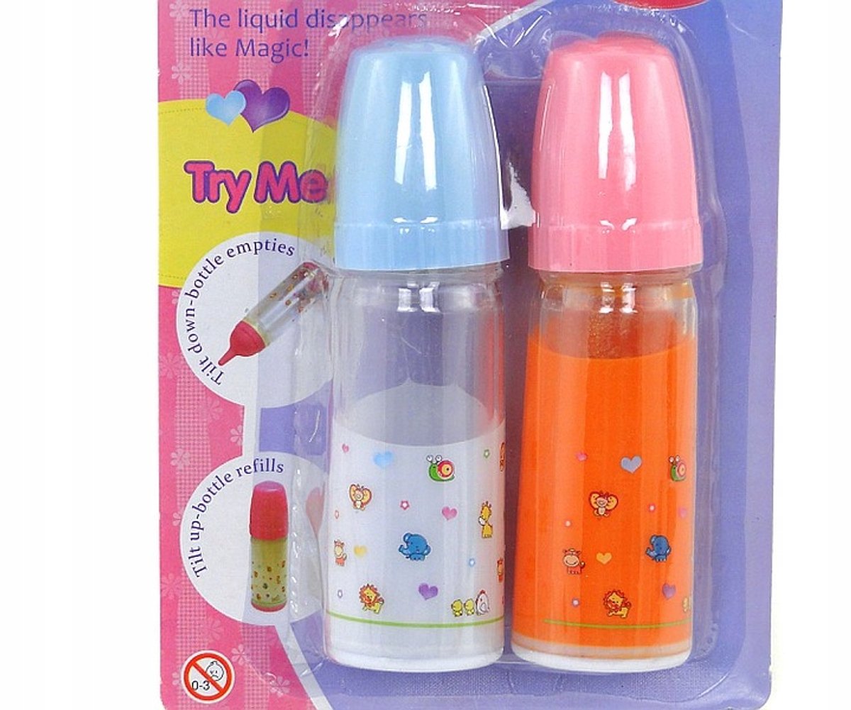 Magische Flessen voor Poppen - 2 Stuks