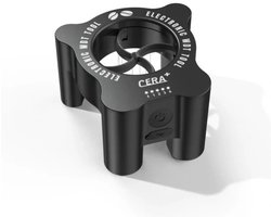 Cerakite elektrische WDT tool 58 mm - automatische koffieverdeler voor espresso - voor 58 portafilters met 2 nokken – instelbare timing en vibratie – roterend naaldsysteem - one-touch puck prep - USB-C - CERA+