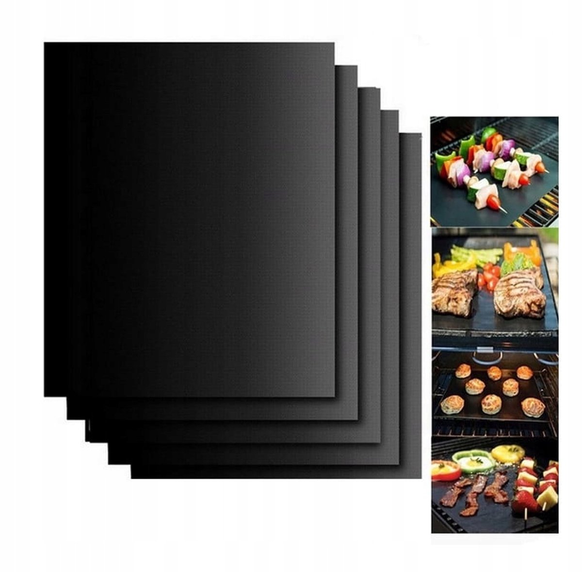 Merkloze Grillmat Teflon 40x33cm - 10 Stuks