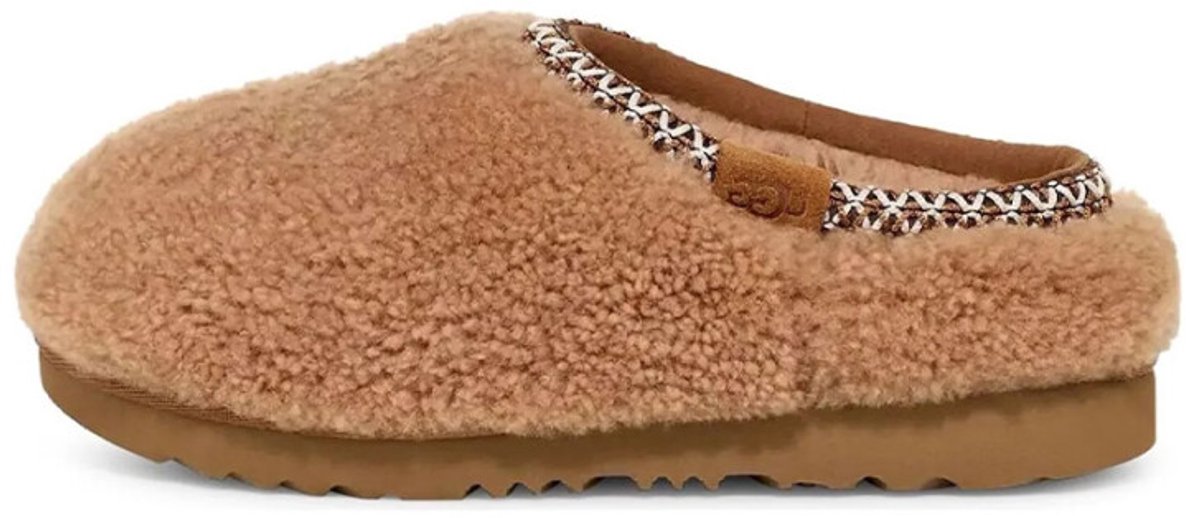 UGG Tasman Maxi Curly Slipper Chestnut (Kids)