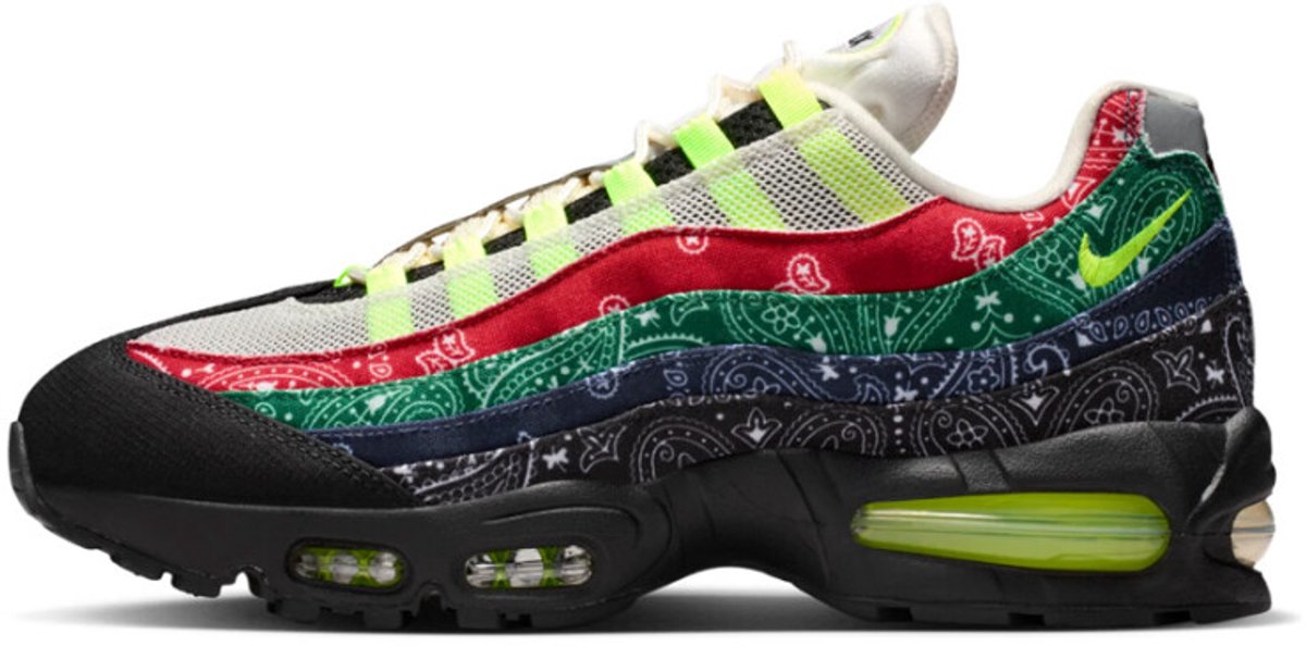 Nike Air Max 95 OG Big Bubble Neon Paisley Bandana Groen