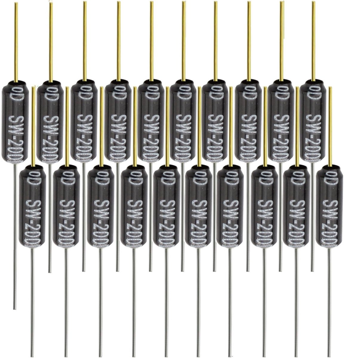 Vibratiesensor 20Pcs - Metalen kogeltiltschakelaar - 12V 1MA - Voor Arduino slimme voertuigen - ShopVlot