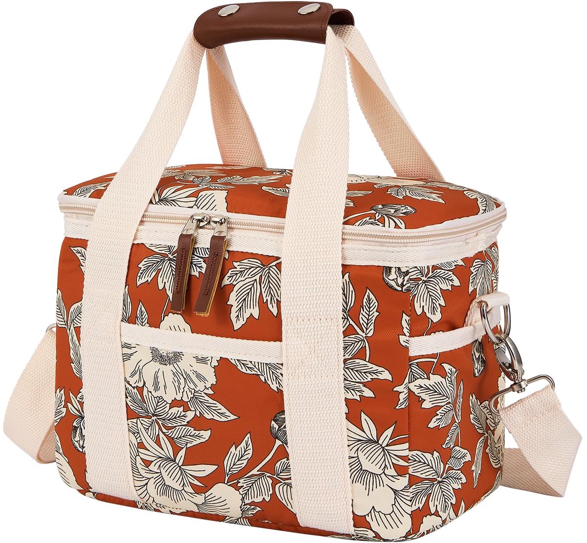 Nanxson Geïsoleerde lunchtas, 9 l, 15 l, 29 l, met verstelbare schouderriem, voor kamperen, werk, school, reizen (15 - ShopVlot