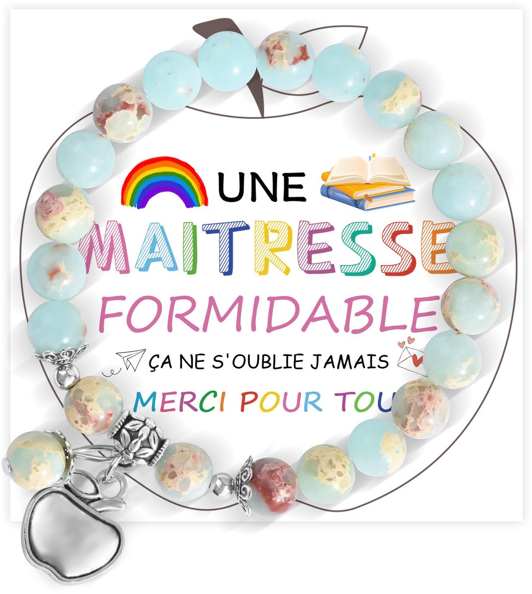 CheersLife Cadeau Schoolmeester Gepersonaliseerd Cadeau Schoolmeester Idee Geschenken Origineel voor haar Bedankt - ShopVlot