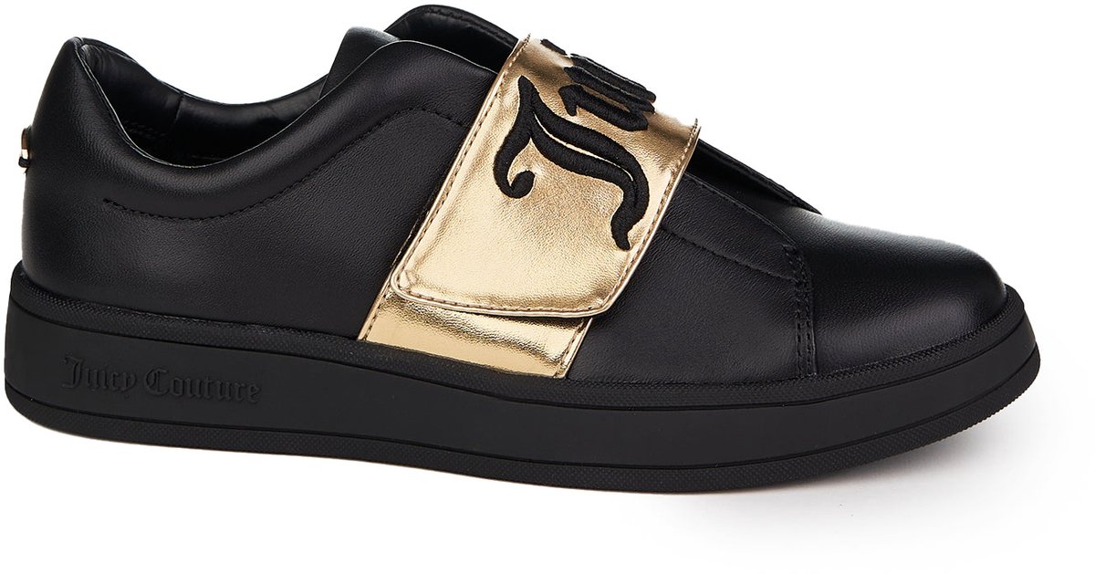 Juicy Couture sneakers natuurlijk leer Cynthia lage top 42 Zwart