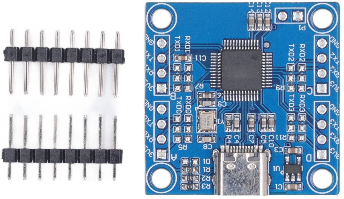Solidchoice - USB Naar TTL Converter Adapter Module - 12Mbps Baud Rate USB Naar Seriële Poort Downloader