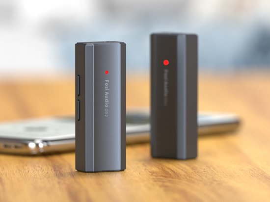 Fosi Audio DS2 USB DAC & Hoofdtelefoonversterker – Hi-Res Audio – DSD512 – 3,5 mm & 4,4 mm – Compact – Zwart — afbeelding 5