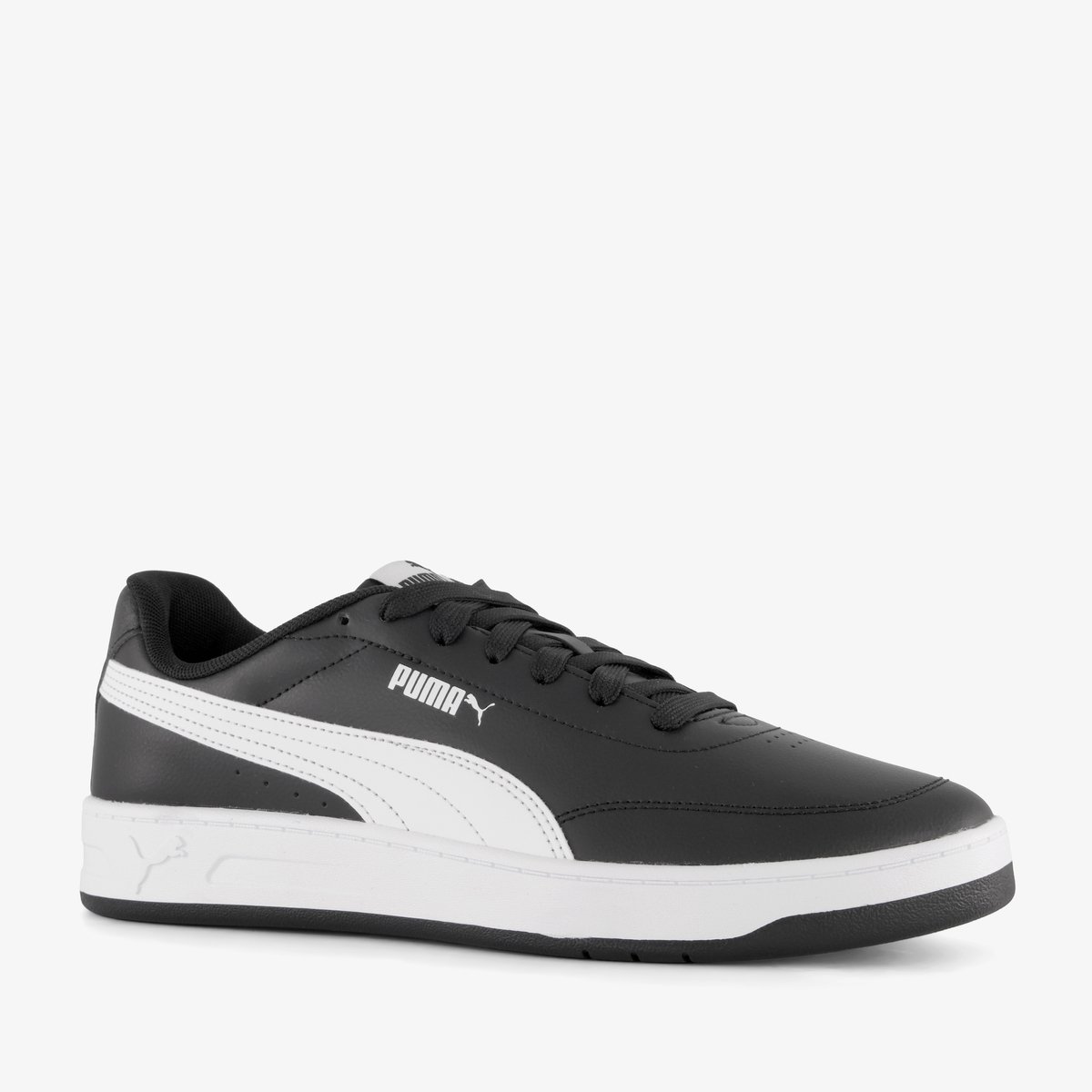Puma Court Classic Clean heren sneakers Zwart