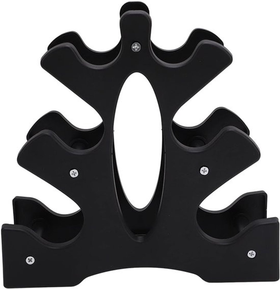 Multifunctionele Gewichtenhouder voor verticale weergave van gewichten en dumbbells - Ruimtebesparende houder voor thuisgym en fitnessaccessoires