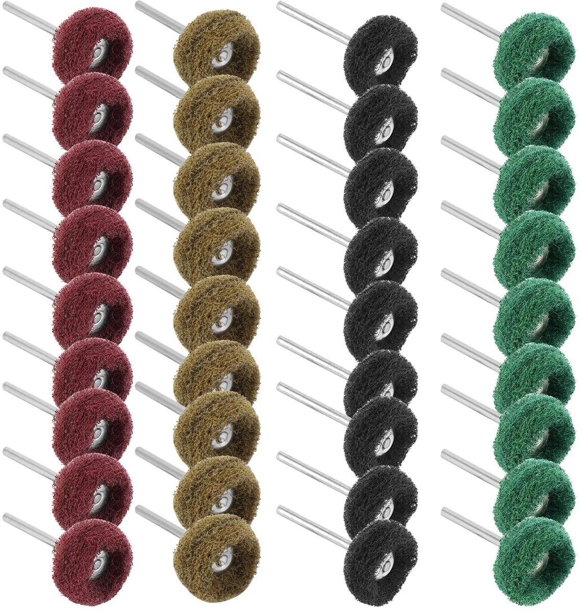 Solidchoice - Set van 40 Schuur- en Polijstschijven voor Rotatietools