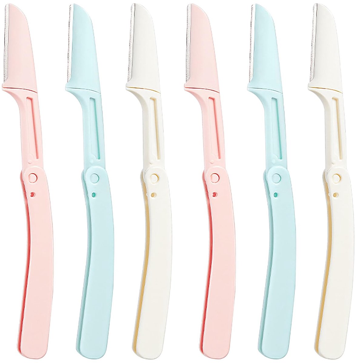 Solidchoice - Set van 6 Vrouwelijke Gezichtsrazors voor Exfoliatie