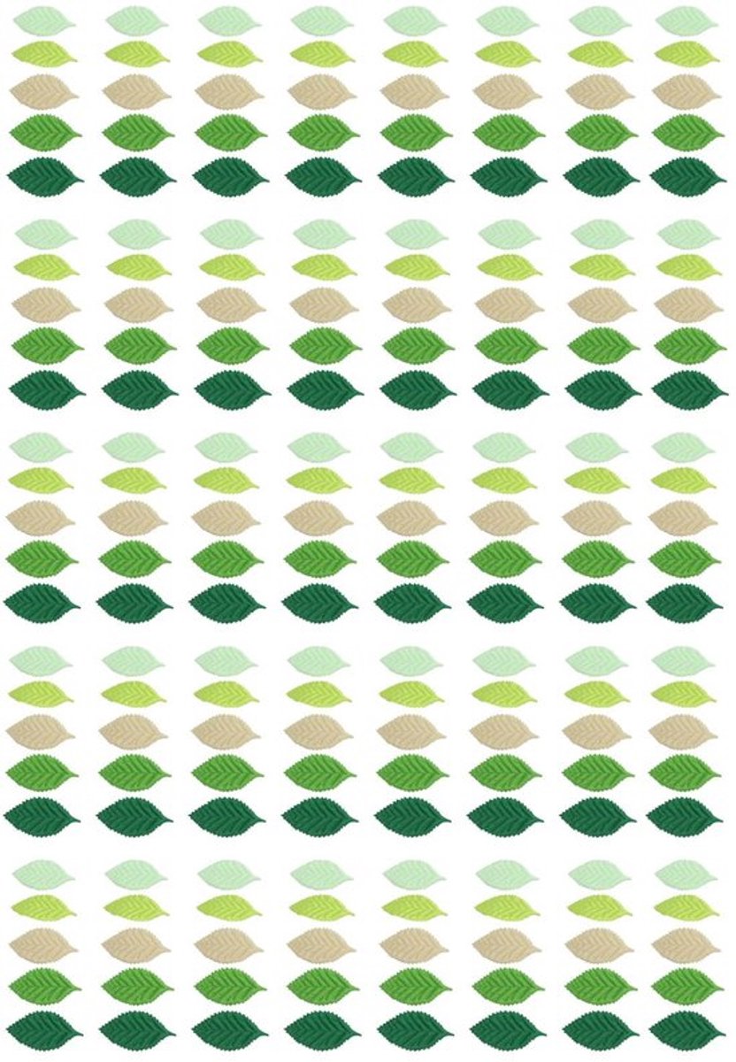 Kunstmatige Bladeren 200 Stuks - Polyester Materiaal - Hoge Realisme - Veelzijdig Gebruik - Creatieve Knutselprojecten - Langdurig Gebruik - Nepbladeren
