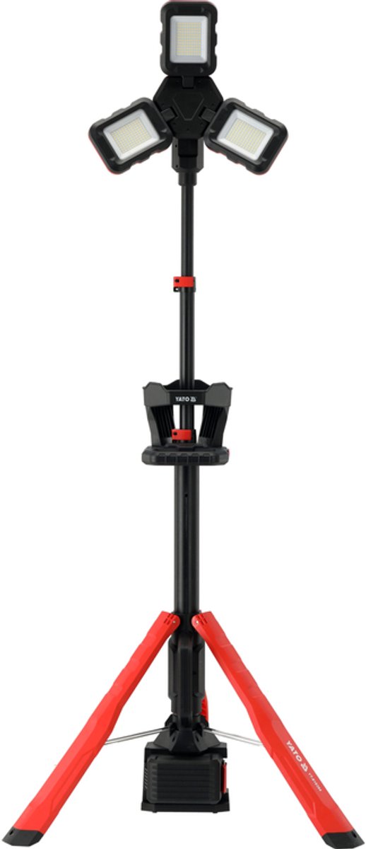 YATO YT-818394 – Hybride LED-Bouwlamp op Statief 100 W, 10.000 Lumen