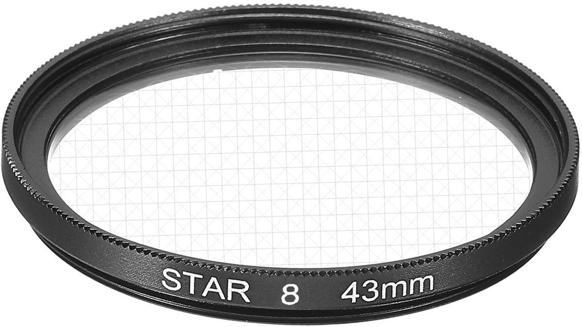 Solidchoice - 43mm Sterlensfilter voor Camera's met 8 Punten Effect