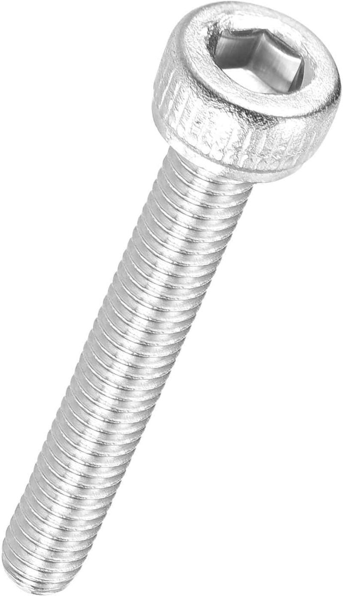 Solidchoice - 50 Stuks Hexagon Schrauben M3-0.5x20mm RVS