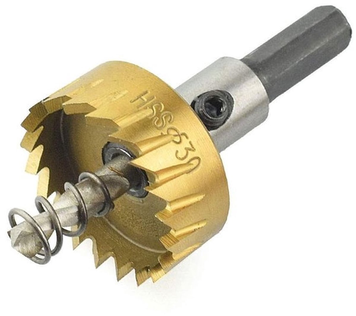 23mm HSS Titanium Boorzaagset voor Staal, RVS, Aluminium en Kunststoffen