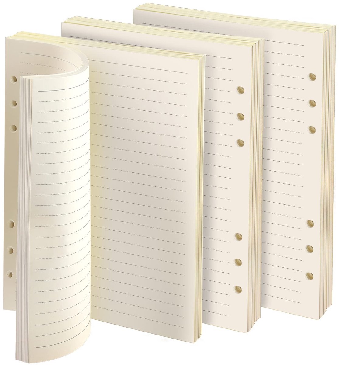 Solidchoice - A5 Notitiepapier 270 Pagina's met 6 Gaten