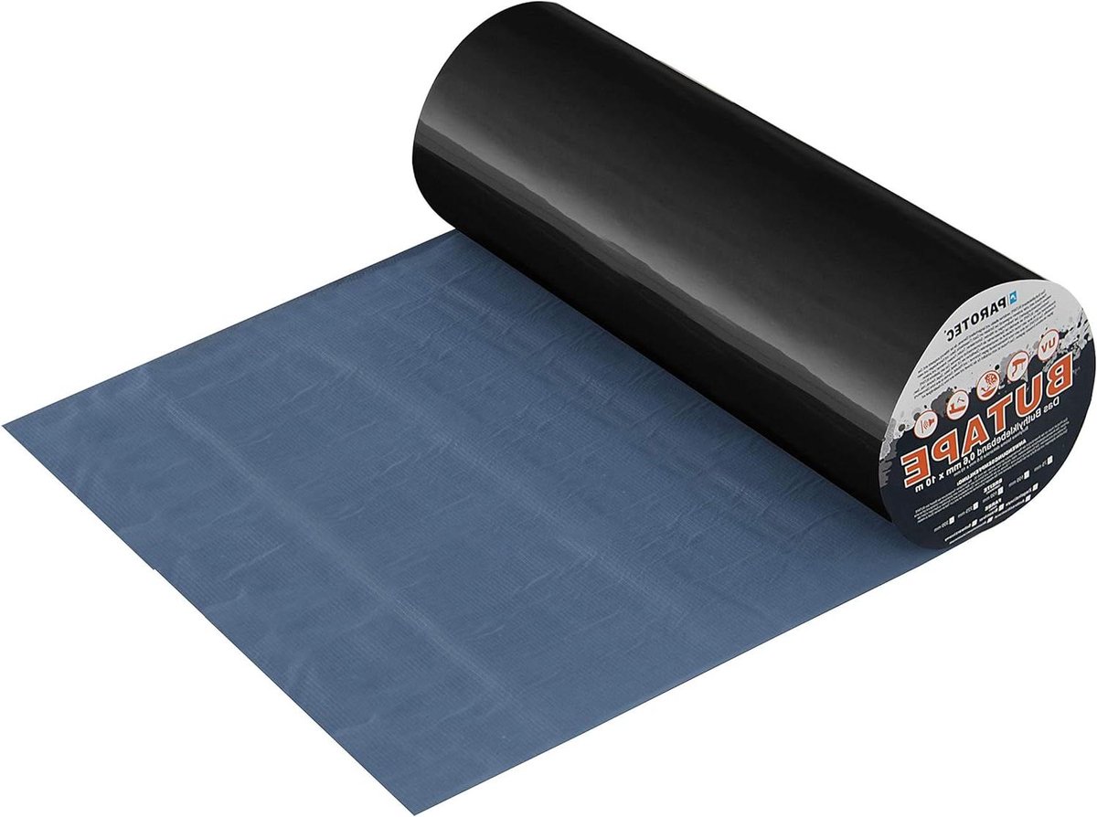 Aluminium Butyl Tape - Dak Reparatie Tape - Waterdicht Maken - Zelfklevende Afdichting - 300 mm x 10 m - Zwart