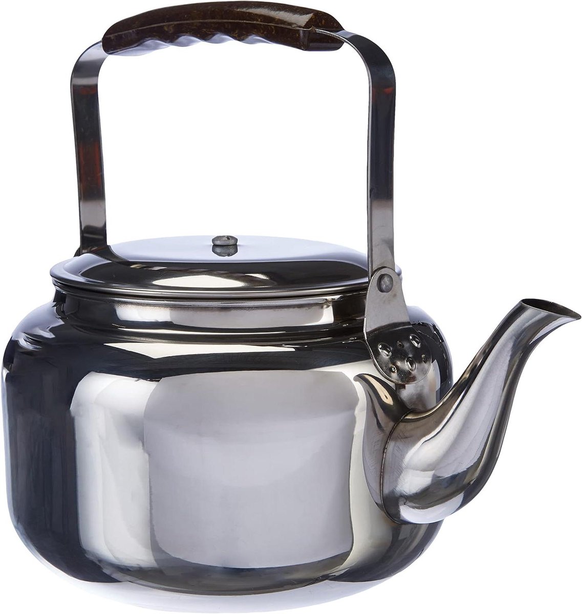 Koffieketel - Waterketel Theeketel - Water Koken - 18/10 Roestvrij Staal - 275 liter - Zilver Bruin