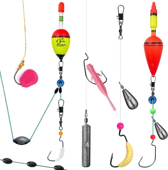 Visuitrusting Set - Hengel Accessoires - Vissen - 141 Delige Kit - 1.2 kg - Niet gespecificeerd — afbeelding 5
